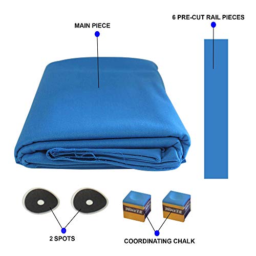 8 Foot West State Tournament Pro Worsted Wool Blend - Color Tournament Blue - Thumbnail 4