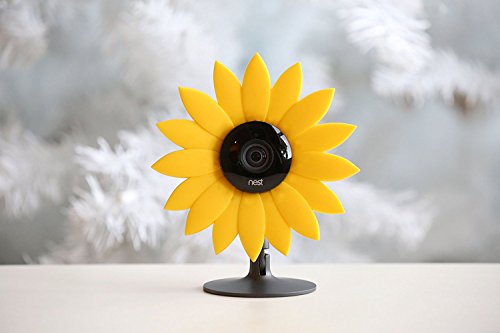 Hide-Your-Cam Nest Cam Security Camera Camouflage Sun Flower Cover Skin Case Disguise Protection