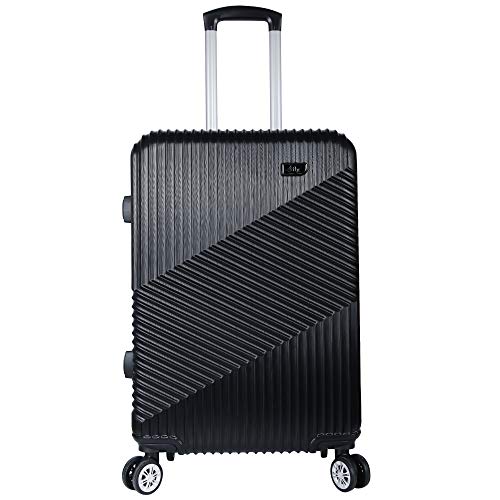 Image of Phantom Black 55 cms ABS Hard Cabin 4 Wheels Trolley Bag Luggage