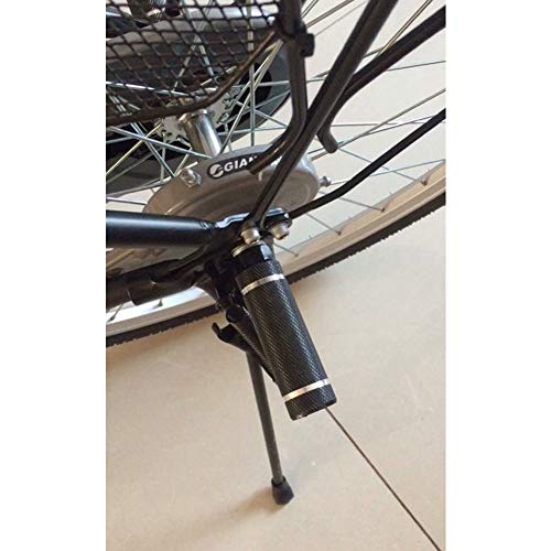 WADEKING Aluminum Alloy Bike Pegs,Fit 3/8 inch Axles,Foot Pedals Backseats Stands,Durable, Non-Slip(2 Pieces)(Black) - Thumbnail 4