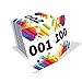 MIFFLIN Live Sale Plastic Tags, Reusable Normal and Reverse Mirror Image Hanger Cards, Colorful and Eye Catching PVC Hanger Cards (White, 001-100)