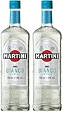 MARTINI Bianco White Vermouth Aperitivo, 15% ABV, 75cl / 750ml, Vermut italiano con infusión de hierbas aromáticas y flores (Paquete de 2)
