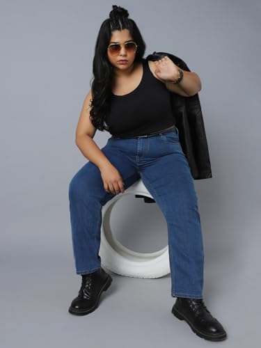 Image of HIGH Star Women's Regular Fit Mid Rise Jeans