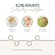 Spruchaufkleber, 48er Set: Runde Sticker mit Sprüchen, Aufkleber Rund, Spruch Schön Dass Es Dich Gibt, Geschenkaufkleber Sprüche, Zum Aufkleben, Erwachsene & Kinder, Geschenk Freundschaft, ⌀ 4 cm