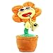 ARCH Jouet Électrique en Peluche, Chantant Dansant De Tournesol De Saxophone, Peluche De Noël Poupée Musicale, Peluche Interactive Toys