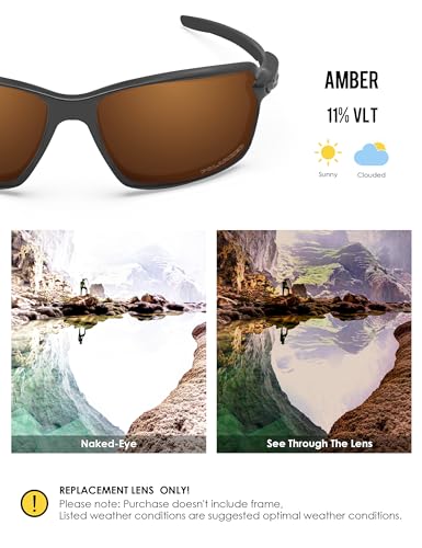 Image of BLAZERBUCK Anti-salt Polarized Replacement Lens for Oakley Carbon Shift OO9302 Sunglass