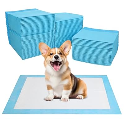 JANUIXCO 100 Unidades Empapadores Perros 33 × 45 cm - Empapadores Higiénica Desechables para Mascotas - Superficie de Secado Rápido Transpirables