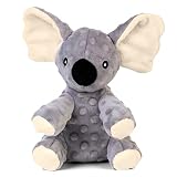 Blnboimrun Dog Toys Stuffed Dog Plush Toys Koala Dog Squeaky Toys with Crinkle Paper Chew Toys for L