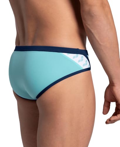 Image of ARENA Men's Icons Solid Swim Briefs Professional Training Swimsuit Sports Trunk