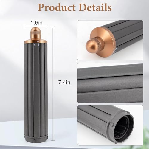 Barris de ondulação longos de 40 mm/1,6 polegadas, acessórios para modelador de ar Dyson, peças de r