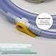 EBENTHAL VITAL® • Ersatzschlauch für Darmeinlauf-Sets 2m • Silikonschlauch passend für viele Irrigatoren und Klistier-Sets zur Darmreinigung • BPA frei