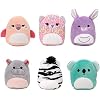 Squishville Mystery Mini-Squishmallows Plush - Wildlife Squad - Six 2-Inch Characters - Includes Michaela and Kiki Plus Four Mystery Figures - Irresistibly Soft, Colorful Plush