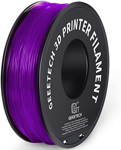 GEEETECH PLA Glow 3D Printer Filament,Glow in The Dark Filament 1.75mm, 1KG Spool (2.2 LBS) 3D Printing Filament for 3D Printers, Luminous Orange-red