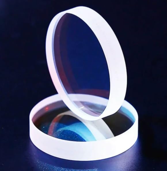 Disco de vidrio borosilicato redondo de 5 mm de espesor para uso industrial