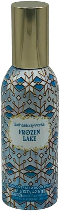 Bath & Body Works WINTER Scents Concentrated Room Spray Gift Sets – Assorted 3-Piece Bundles 1.5 oz Each w/ 30-Inch Silver Ribbon Bow (Frosted Forest, Moonlit Goddess, Frozen Lakes)
