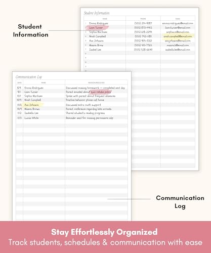 Image of Lamare Teacher Planner 2026-2027 Academic Year - Undated Lesson Plan Book | Plan Smarter, Teach Better | Teacher Calendar & Undated Planner for Classroom Organization | Teacher Must Haves