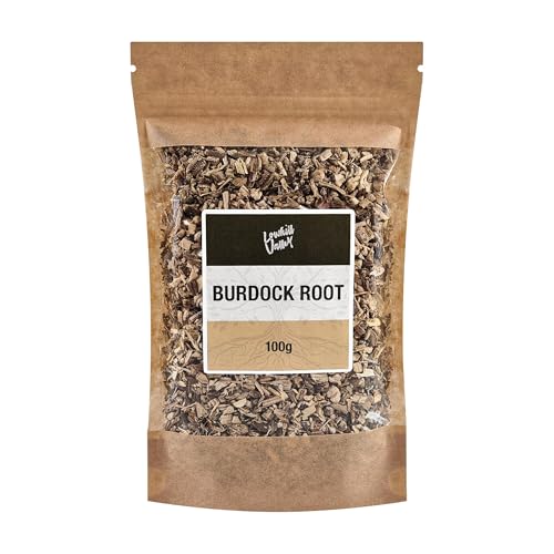 Lowhill Valley Burdock Root Herbal Tea - Nourish Your Skin, Soothe Your Body – 100% Pure Burdock Roo – Dried Herbal Tea Loose – No Additives Or Preser
