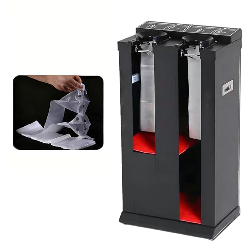 UPLTOE Máquina Automática De Empaquetado De Bolsas para Paraguas Mojados, Soporte Dispensador De Bolsas, Doble Ranura, Incluye 200 Bolsas Largas Y 200 Bolsas Cortas Black UPLTOE Máquina Automática De Empaquetado De Bolsas para Paraguas Mojados, Soporte Dispensador De Bolsas, Doble Ranura, Incluye 200 Bolsas Largas Y 200 Bolsas Cortas Black