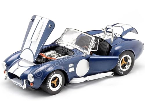 Modelo Shelby Cobra 427 S/C 1965 1:18 Azul miniatura 5