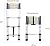 Ladders,2.0M-6.2M Telesladder Multi-Purpose Folding Ladder Straight Ladder Extendable Portable One-Button Retraction Outdoor and Indoor Use/10Ft/3.2M