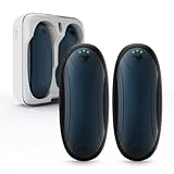 Hand Warmers 2 Pack with 10000mAh Charging Box,Portable Pocket Heater,24Hrs Long Safe Heat,Outdoor, Travel, Golf, Hunting, Camping,Gifts for Men Women(Navy)