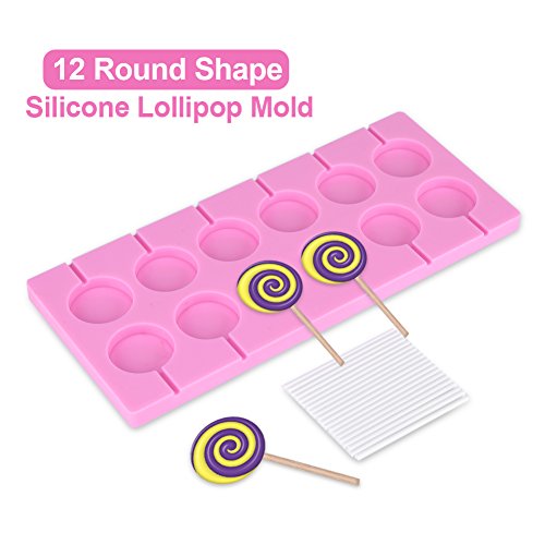 Molde de chocolate, molde de silicone, molde de pirulito 