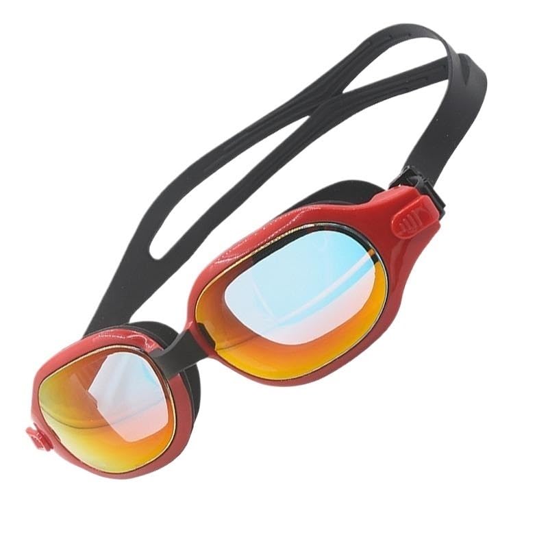 Komfortable Antibeschlag-Schwimmbrille, wasserdicht, UV-Schutz, Schwimmbrille for Damen und Herren, weiche Silikondichtungen for mehr Komfort, perfekt for Bahnenschwimmen, Triathlon-Training und Wasse