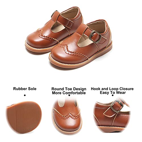 Image of Felix & Flora Toddler Little Girl Mary Jane Dress Shoes - Ballet Flats for Girl Party School Shoes