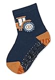 Sterntaler Baby - Jungen Fliesen Socken Baby Fli Fli Air Traktor, Marine, 18