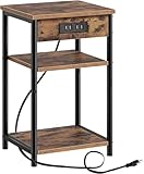 ナイトテーブル充電台付きエンドテーブル CM-607-1