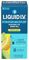Liquid Iv, Hydration Multiplier Lemon Lime, 0.56 Ounce, 10 Pack