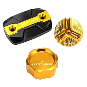 Fluid Reservoir Cap Cover For Ya&Amp;Maha Mt03 Mt-03 2015-2020 2021 2022 2023 Motorcycle Front Rear Brake Fluid Cylinder Master Reservoir Cover Oil Filler Cap 8 41gds65ht5l. sl500 . ss300