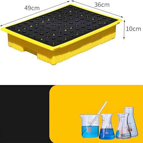 Evita vertidos con la paleta modular de contención de derrames plástica 3
