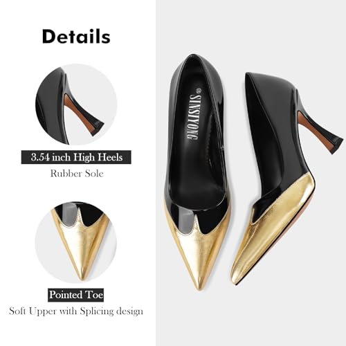 Pumps for Women Pointed Toe High Stiletto Heels Comfortable Elegant Dress Work Shoes4