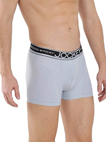 Image of Jockey SP56 Men's Micro Touch Nylon Elastane Stretch Trunks with Stay Fresh & Stay Dry Technology