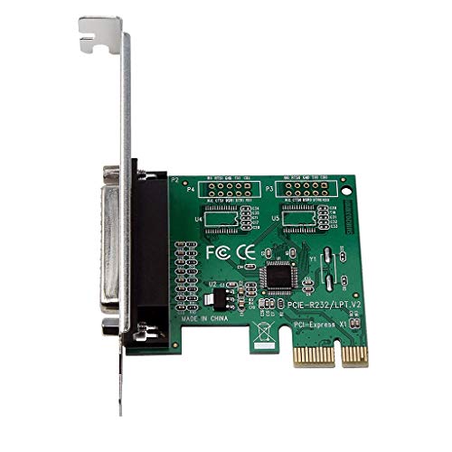 Image of BigPlayer PCI Express Parallel Port Card for Printer IEEE 1284 LPT1 Adapter Supports PCIe Slot for Windows Desktop PC