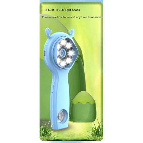 Microscope portable pour enfants double lentille le cadeau éducatif parfait