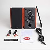 Edifier R1700BTs Active Bluetooth Bookshelf Speakers - 2.0 Wireless Near Field Studio Monitor Speaker - 66w RMS with Subwoofer Line Out - Wooden Enclosure - Image 7