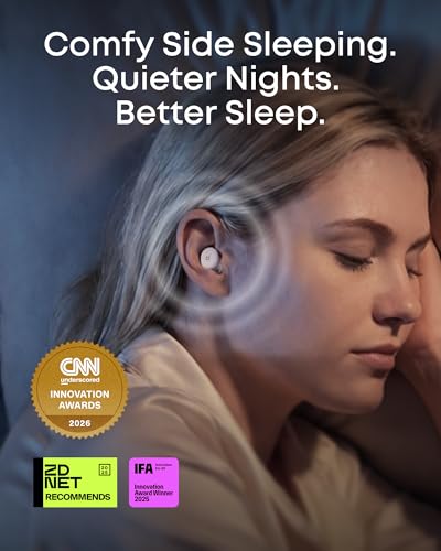 Soundcore Auriculares Sleep A30 de Anker: con Cancelación Activa de Ruido, Sistema Adaptativo para Bloquear los Ronquidos, Máxima Comodidad para Quienes Duermen de Lado y 45h de Reproducción - imagen 2
