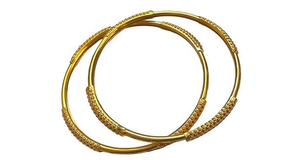 Fashion Point Chennai Gold-Plated Traditional Round Bangle Set for Women | Latest Ethnic Designer Bangles | Elegant Wedding Jewelry (2.10) (B0DD422ZJ3) Amazon Price History, Amazon Price Tracker