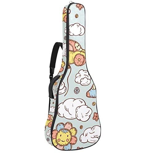 Sac à dos guitare étanche pour trajets urbains et répétitions hivernales motif cerf