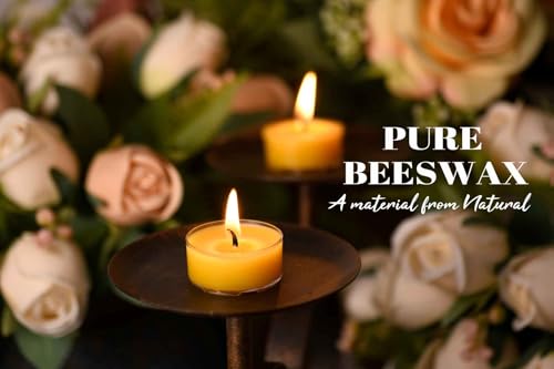 12pcs Beeswax Tealight Candles - Image 7