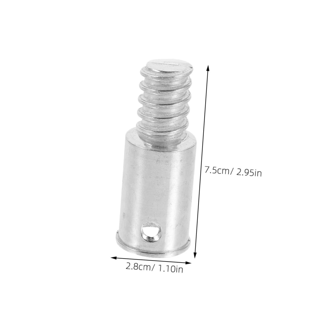Holibanna 2pcs Aluminum Alloy Threaded Headgear for Broom Handle Extendable Broom