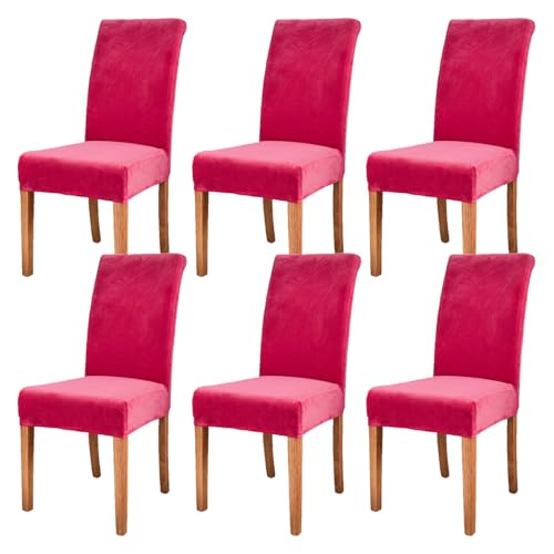 Fundas protectoras para sillas de comedor StretchyDining elásticas colores oscuros 2