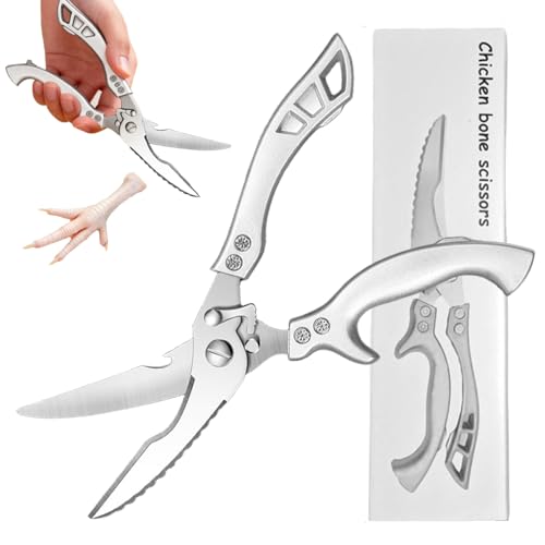 GeflügelschereKüchenschere,Schere Küche Scharfe Edelstahl...