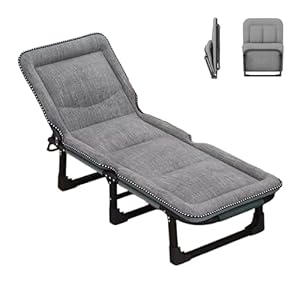 Generisch A-1 Tragbares Klappbett mit Schaumstoffmatratze