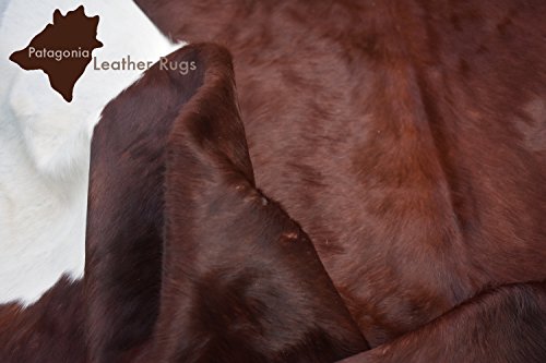 Tapis en peau de vache véritable Patagonia marron et blanc Cod. 595 - 5