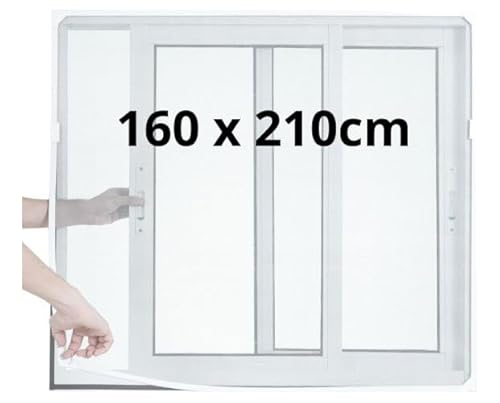 Tela Mosquiteira Magnética Janela - Kit 160 X 210cm (branco)