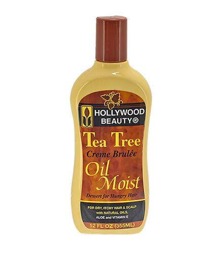 Hollywood BeautyHolly Wood Tea Tree Oil Moist for Dry, Itchy, & Scalp W/natural Oils, 12 Oz