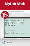 Mathematical Reasoning for Elementary Teachers, Media Update -- MyLab Math with Pearson eText Access Code